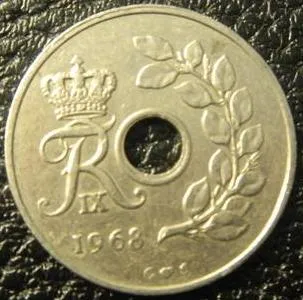 25 оре 1968 Данія Ціна