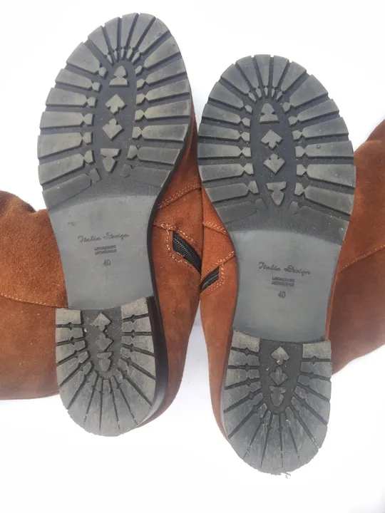 Жіночі чоботи з натуральної замші. Зимові. Продаж