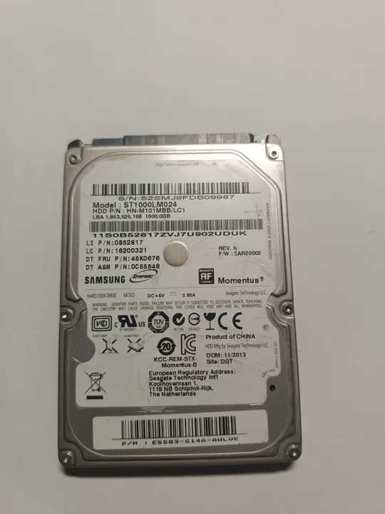 Жорсткий диск 2.5&quot; Samsung 1 TB Ціна