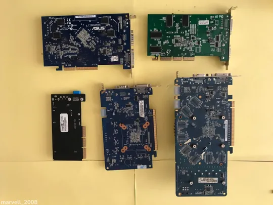 Лот відеокарт на деталі Ціна