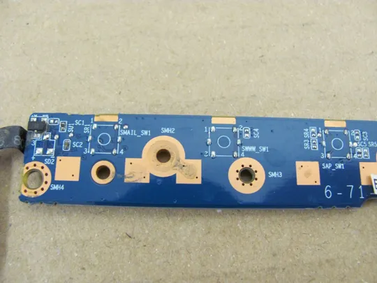 522-31 плата кнопок 6-43-E51Q0-021 для TERRA 1528 1509P оригінал Продаж