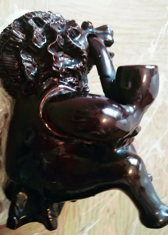 Авторский подсвечник , майолика 1950 годов. Продаж