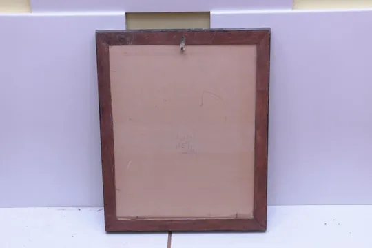 картина Зимний пейзаж Нарбут, картон масло В раме 47х58,5 см, без рамы 39,5х49,5 см №43 Продаж