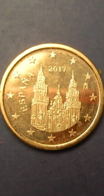 1 євроцент 2017 Іспанія UNC Ціна