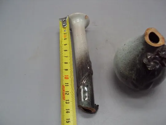 Вазочка керамика ваза цветочки высота 21,4 см под реставрацию №13974 Характеристики