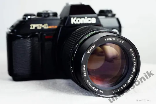 Об'єктив Sony Nex / Konica AR Vivitar 135mm 1:2.8 Auto Telephoto Close Focusing Macro Ф62mm Вживане Продаж