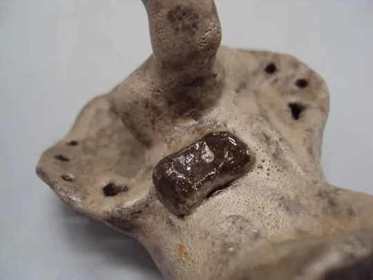 Фигура керамика слон слоник слоненок с бантиком авторский UF Европа высота 8,4 см №11022 Продаж