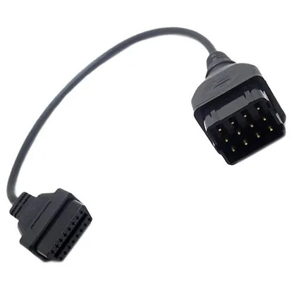 фото, Переходник с OBD2 16pin мама на GAZ ГАЗ 12pin папа