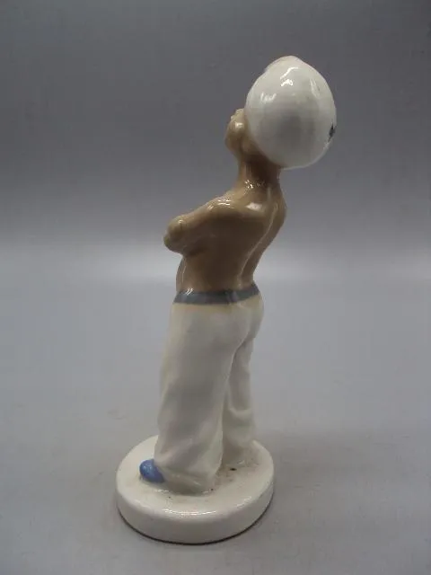 Фигура фарфор статуэтка факир мусульманский мальчик индус высота 17,2 см №14225 Інтернет-аукціон