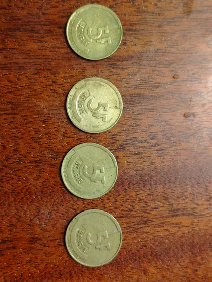 фото, Бельгія 5 франків 1986 BELGIË