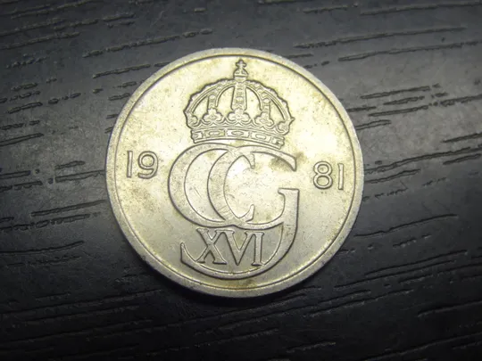 50 оре 1981 Швеція Ціна