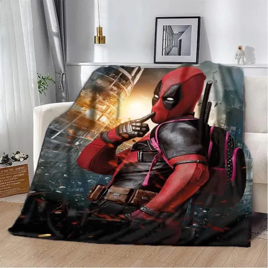 Плед 3D Дедпул 20222332_B 10611 135х160 см Ціна