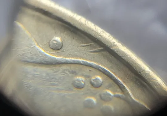 (5164) 50 копійок 1992 1АВм брак "дві полоски" на реверсі (50 копеек 1992 царапина штемпеля) Де купити