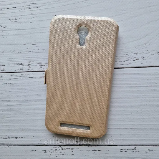 Купити Чохол-книжка Doogee Y100 Pro Valencia 2 для телефону (з віконцем) Gold