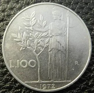 фото, 100 лір 1972 Італія