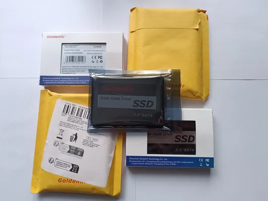 Goldenfir ССД 512 GB White Black Твердотельный накопитель SATA 3 З аукціону