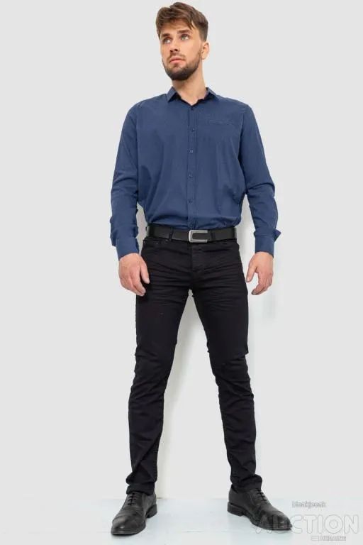 Купити Рубашка мужская, цвет синий, 131R4686