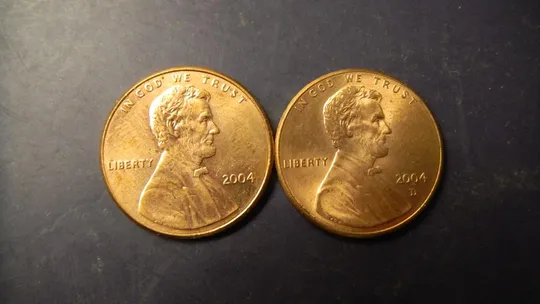 1 цент 2004 США (два різновиди) Ціна