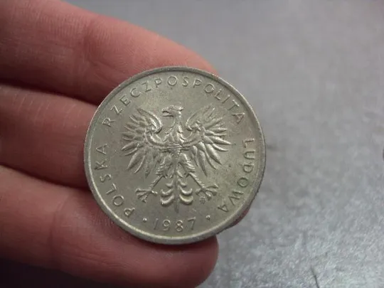 монета польша 10 злотых 1987 №9786 З аукціону