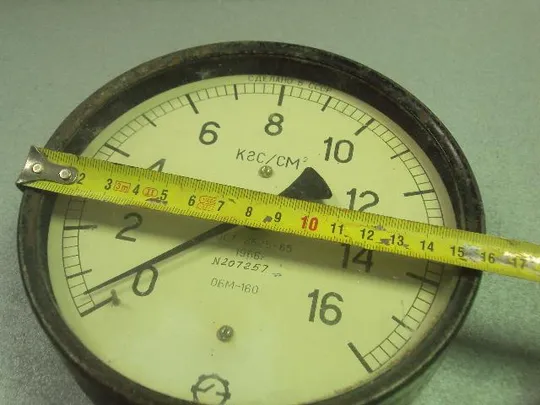 Купити манометр ОБМ-160 0-16 кгс/см2 1966 год ссср №10326