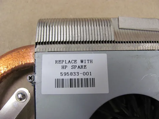 654-14 система охолодження 595833-001  для HP G72 G72-130EG G72-120EG, G72-150EF оригінал Продаж