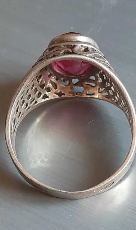 Кольцо серебро женское СССР звезда rs2523 Недорого