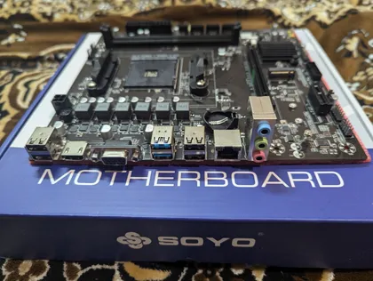 фото, AM4 AMD B450 материнська плата Soyo B450M Classic