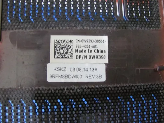 номер0084-8 Сервісна кришка 0W939J для DELL STUDIO 1555 1557 1558 корпус панель доступу кришка доступу service cover оригинал Продаж