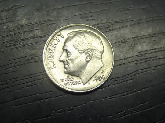 1 дайм 1984 P США Ціна