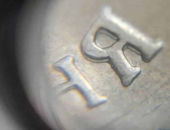 (6610) 1 гривня 2014 значне здвоєння на аверсі, двійний удар (1 гривна 2014 брак) Продаж