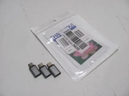 фото, 4661 3 адаптера Lightning на USB-C, сумісний з Apple iPhone 15 Pro Max Plus iPad 10, Air4/5 Стан Нового НІМЕЧЧИНА