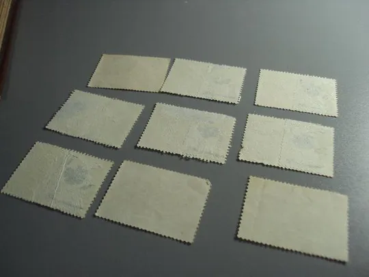 Марки серия ссср 1980 флора дуб ясен кедр деревья лот 9 шт гаш №10470 Недорого