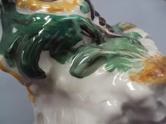 Фигура фарфор статуэтка Киев влюбленные козак с девушкой на коне казак с ружьем высота 34 см №216 Інтернет-аукціон