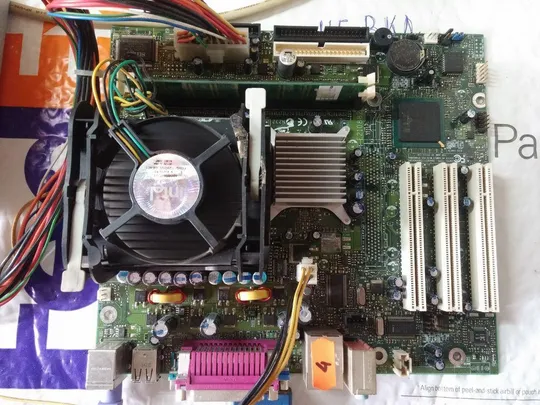 Купити комплект плата miniATX S478 intel D845GVSR + Pentium 4 HT 2.80GHz+ память + др.