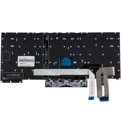 фото, Клавіатура для ноутбука LENOVO (ThinkPad: T490s, T495s) rus, black, без фрейма, підсвічування клавіш