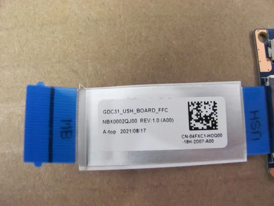 755-43 плата підключення клавіатури GDC41 LS-K378P NBX0002QJ00 04FXC1  для  Dell Latitude 7320 E7320 7420 E7420 оригінал Продаж