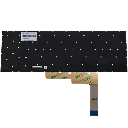 Клавіатура для ноутбука MSI (GF66, GF76) rus, black, без кадру, підсвічування клавіш (RGB Per-key) (ОРИГІНАЛ) Ціна