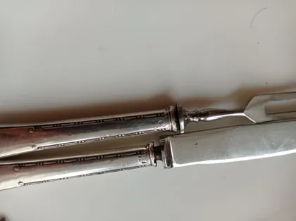 фото, Набір десертних виделок та ножів