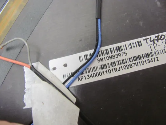 номер0937-6 кришка матриці Кришка дисплея Тильна кришка Корпус матриці Задня кришка AP134000110  AP0YU000300 зі шлейфом для Lenovo ThinkPad  T460s T470s  оригінал в Україні