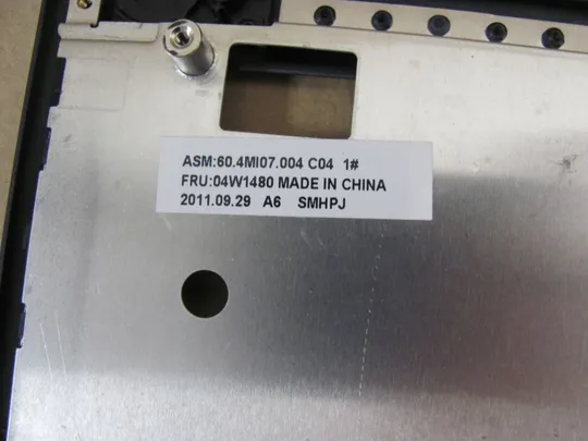 номер0316-25 панель палмрест тачпад 04W1480 для LENOVO ThinkPad E520 E525 оригінал З аукціону