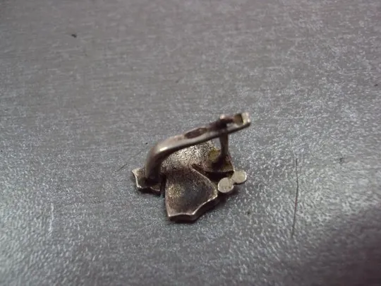 Серьга кульчик цветочек лист листочек серебро 925 проба украина вес 1,84 г №11110 Де купити