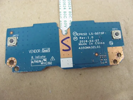 Купити 657-16 плата кнопки тачпаду EPK52 LS-G073P NBX0002CC00 для HP 250 255 256 258 G7 15-DA 15-DB 15-DR оригінал