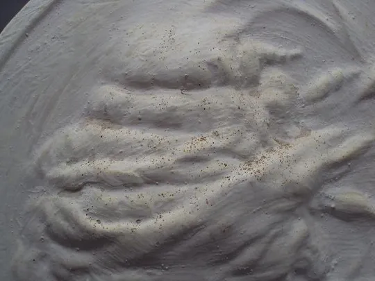 Настенное панно барельеф гипс портрет в профиль девушка женщина размер 29,5х38,5 см №15061М Де купити