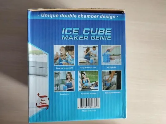 Форма відро для льоду ice cube maker genie для охолодження напоїв Характеристики