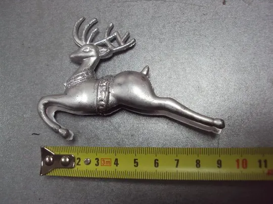 Купити Елочная игрушка украшение олень пластик №9960