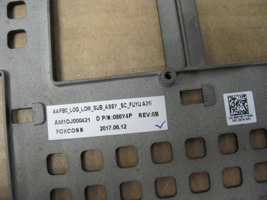 номер0908-2 Кришка дно піддон корпуса AM1DJ000421 086Y4P  для Dell  Precision 17 7710 7720  оригінал в Україні