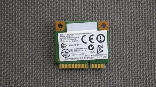 Wi-Fi модуль для ноутбука Anatel Atheros AR5B125, 150Mbps, 802.11b/g/n, Mini PCI-E Card Ціна