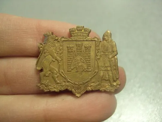 Купити знак герб львов латунь №7368
