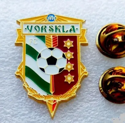 фото, Футбол серия больших значков 32 мм клубы Украины -  ФК Ворскла Полтава Полтавская область.