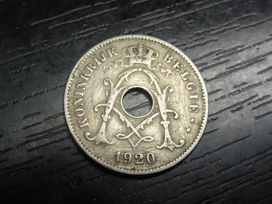 10 сантимів Бельгія 1920 Belgie Ціна